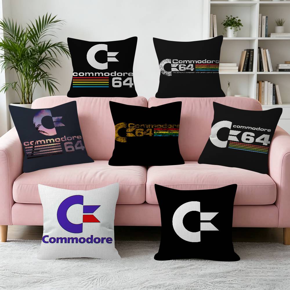Home Textiles Inc - Classico C-Commodore 64 Cuscino retrò, fodera