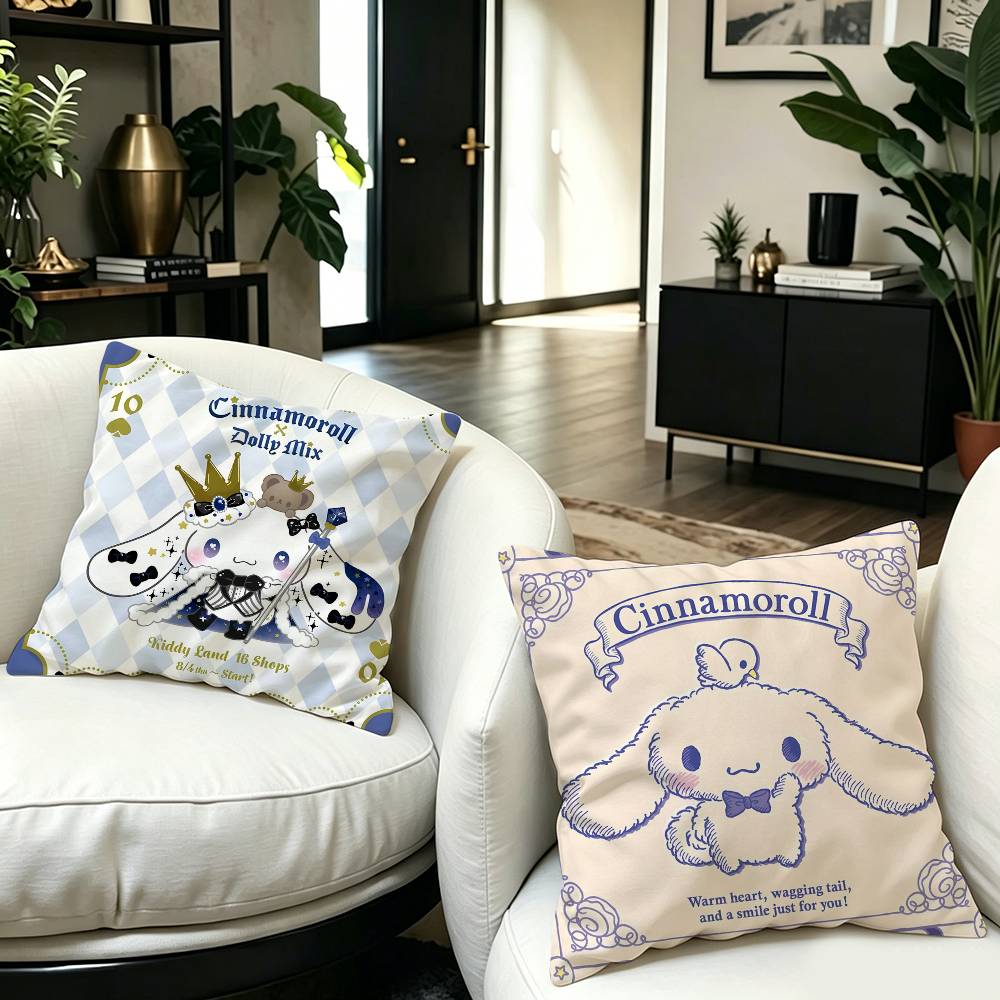 Home Textiles Inc - Fodera per Cuscino Cartoon C-Cinnamoroll, Decorazione