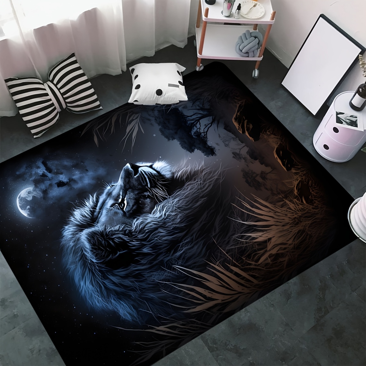 Tappeto Starry Night Lion - Ta - Home Textiles Designer recensione e prezzo