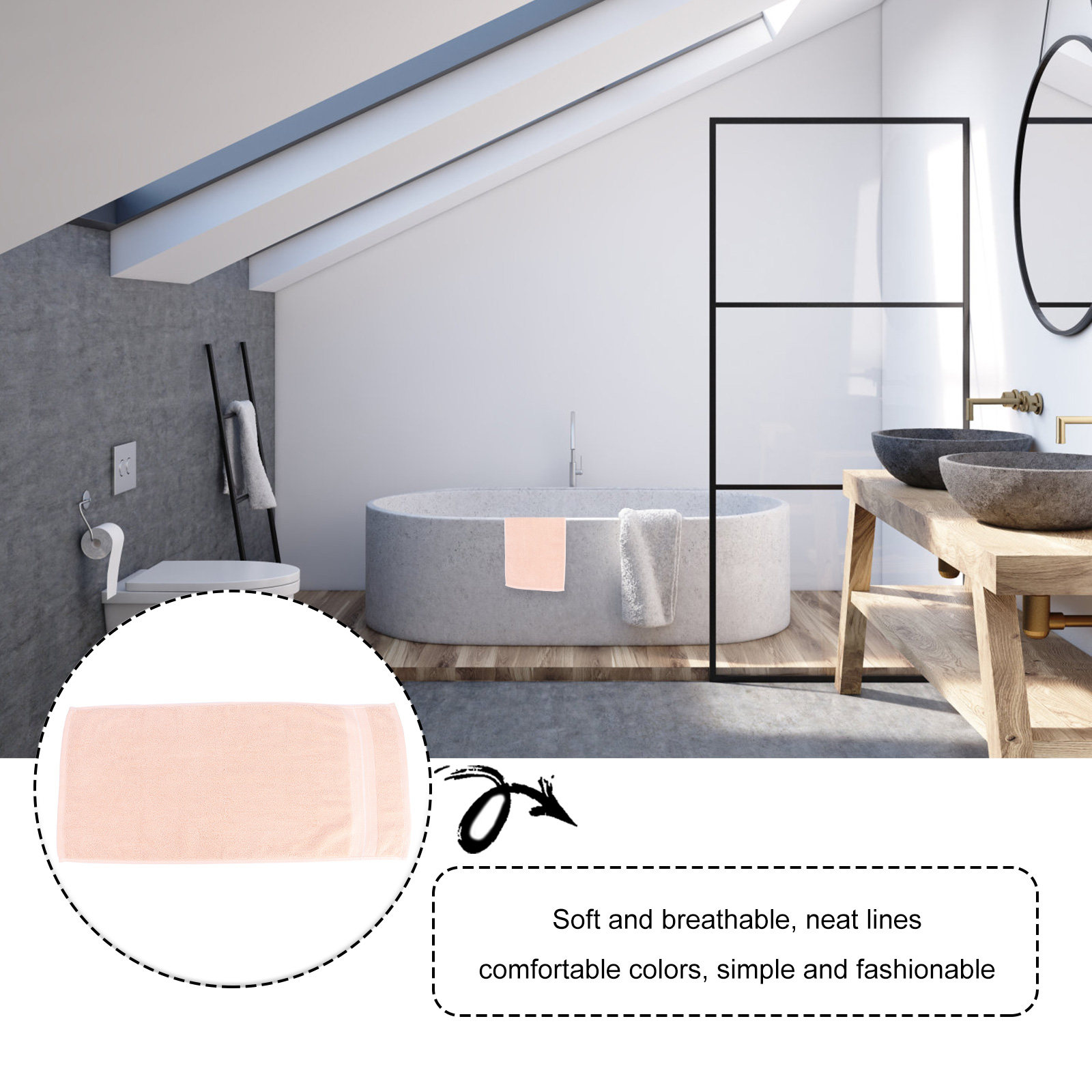Asciugamano Viso in Cotone Pre - Home Textiles Pakistan recensione e prezzo