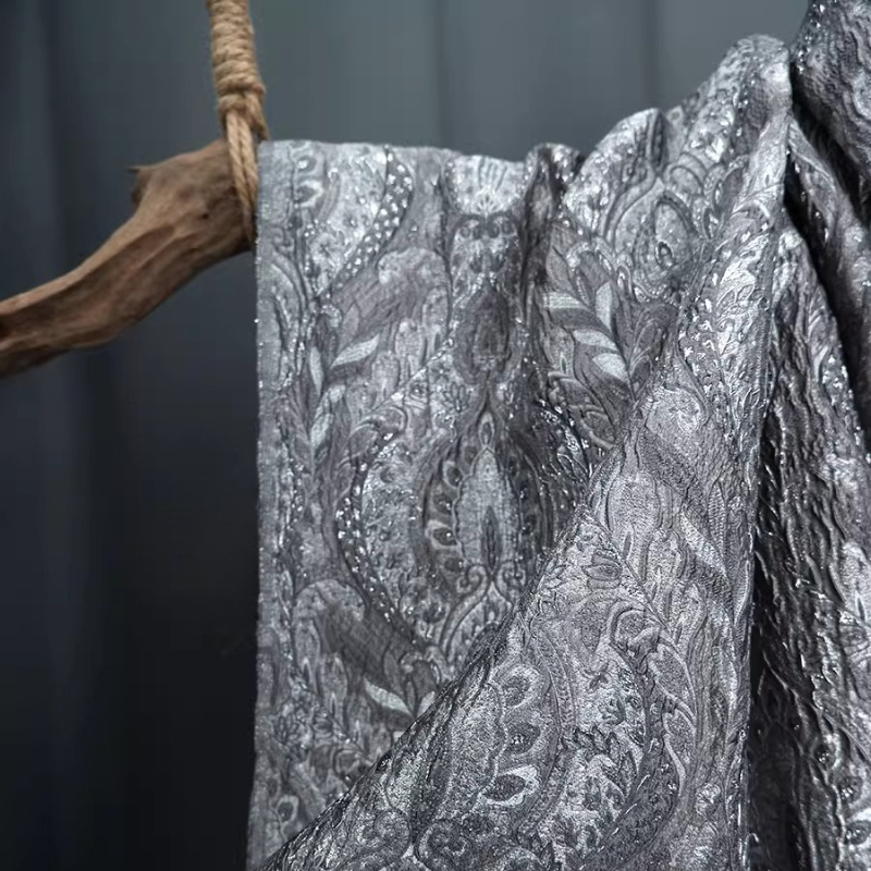 Tessuto Jacquard Lucido Grigio - Home Textiles Designer recensione e prezzo